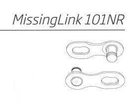 KMC Chain Lock Missing Link 101NR EPT | 1-fach | 2 pieces...