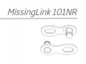 KMC Chain Lock Missing Link 101NR EPT | 1-fach | 2 pieces | Silver