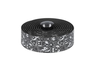 CICLOVATION Handlebar Tape Leather Touch Minimalism Happy Dogs | silver