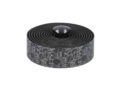 CICLOVATION Lenkerband Leather Touch Minimalism Happy Cats | silber