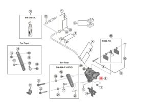 SHIMANO Cover for Brake Caliper Bleed Screw | Ultegra...
