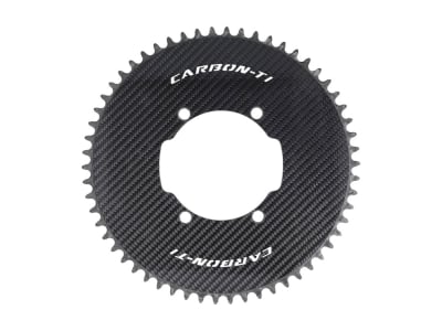 CARBON-TI Kettenblatt X-Aeroring für SRM Origin Powermeter | 4-Arm LK 110 asymmetrisch