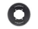 CARBON-TI Kettenblatt X-Aeroring für SRM Origin Powermeter | 4-Arm LK 110 asymmetrisch | 58 Zähne