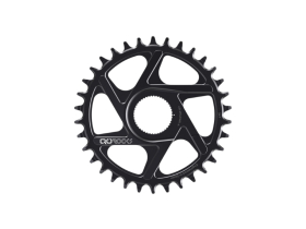 QO Bike Gear ROCKS Chainring Direct Mount | black 34 teeth