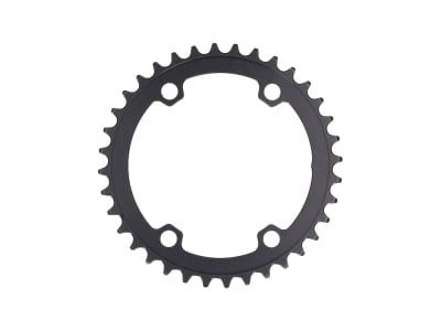 QO Bike Gear RACE Chainring Aero 2-Speed | inner | black 36 T