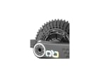QO Bike Gear RACE Chainring Aero 2-Speed | outer | black 52 T