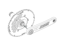 QO Bike Gear RACE Spider Aero 2-Speed | black 52