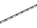KMC pre-waxed Kette X Flat Go Wax inkl. Kettenschloss | 12- / 13-fach | 126 Glieder | Silber-Schwarz