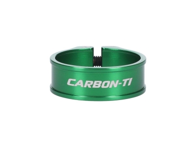 CARBON-TI Seat Clamp X-Clamp 3 | green | 36,4 mm