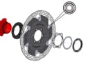 CARBON-TI Bremsscheibe X-Rotor Aero | Center Lock AFS | 140 mm