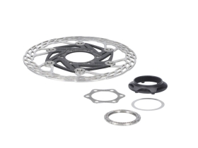 CARBON-TI Disc Brake Rotor X-Rotor SteelCarbon 3 | Center...