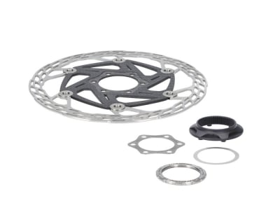 CARBON-TI Bremsscheibe X-Rotor SteelCarbon 3 | Center Lock AFS | 160 mm