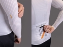 SPATZWEAR X R2BIKE Langarmtrikot Fasta Aero Jersey | weiß XS