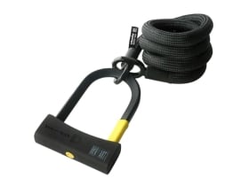 TEX-LOCK Textilschloss Eyelet inkl. D-Lock 120 cm | Onyx...