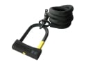 TEX-LOCK Textile Lock Eyelet incl. D-Lock 120 cm | Onyx Black