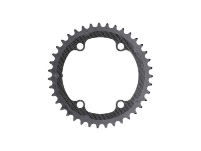 CARBON-TI Kettenblatt X-CarboRing X-AXS Carbon | 4-Arm LK 110 asymmetrisch | innen | 39 Zähne