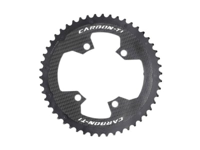 CARBON-TI Chainring X-CarboRing X-AXS Carbon | 4-Arm LK 107 asymmetric | outer