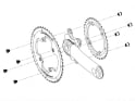 CARBON-TI Chainring X-CarboRing X-AXS Carbon | 4-Arm LK 107 asymmetric | outer | 52 teeth