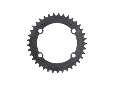 CARBON-TI Kettenblatt X-CarboRing X-AXS Carbon | 4-Arm LK 107 asymmetrisch | innen | 37 Zähne