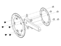 CARBON-TI Chainring X-CarboRing X-AXS Carbon | 5-Arm LK 110 | outer | 50 teeth