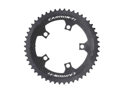 CARBON-TI Kettenblatt X-CarboRing X-AXS Carbon | 5-Arm LK 110 | außen | 54 Zähne
