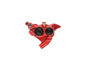 HOPE Brake Caliper RX4+SL Flat Mount rear FM+20 for Shimano / Campagnolo | mineral oil | red