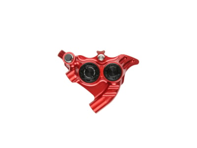 HOPE Brake Caliper RX4+SL Flat Mount rear FM+20 for Sram | DOT | red