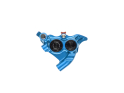 HOPE Brake Caliper RX4+SL Flat Mount rear FM+20 for Sram | DOT | blue