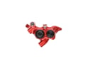 HOPE Brake Caliper RX4+SL Flat Mount rear FM for Sram | DOT | red