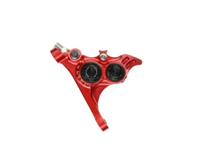 HOPE Bremssattel RX4+SL Flat Mount front FMF+20 für Shimano / Campagnolo | Mineralöl | rot