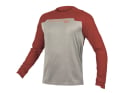 ENDURA Long Sleeve Jersey MT500 Burner | brick red