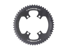 CARBON-TI Chainring X-CarboRing Evo Carbon | 4-arm LK 110...