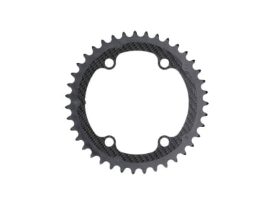 CARBON-TI Chainring X-CarboRing Evo Carbon | 4-arm LK 110 asymmetric | inner | 34 teeth