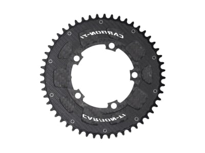 CARBON-TI Chainring X-SingleCarbon Road Carbon | 5-Arm LK 110