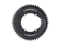 CARBON-TI Chainring X-SingleCarbon Road Carbon | 4-Arm LK 110 | 50 teeth