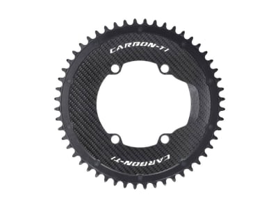 CARBON-TI Kettenblatt X-SingleCarbon Road Carbon | 4-Arm LK 110 | 56 Zähne