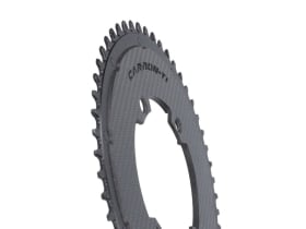 CARBON-TI Chainring X-SingleCarbon Road Carbon | 4-Arm LK...