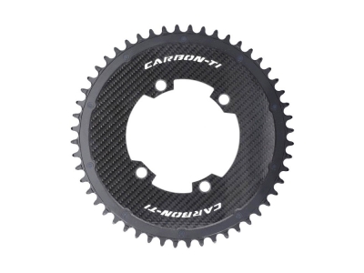 CARBON-TI Kettenblatt X-SingleCarbon Road Carbon | 4-Arm LK 107 50 Zähne