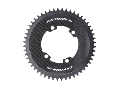 CARBON-TI Kettenblatt X-SingleCarbon Road Carbon | 4-Arm LK 107 52 Zähne