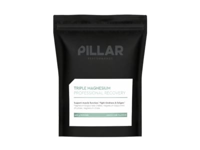 PILLAR PERFORMANCE Nutritional Supplement Triple Magnesium Professional Recovery Powder Lemon Lime Value Pack | 400g Bag