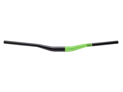 BIKEYOKE Handlebar Barmate Aluminum | 50 mm Stack | 35 x 800 mm | black / green
