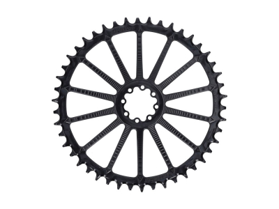 GARBARUK Chainring Round 1-speed narrow-wide for SRAM 8-Bolt | black 44 Teeth