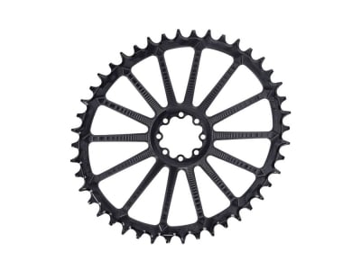 GARBARUK Chainring Oval 1-speed narrow-wide for SRAM 8-Bolt | black 40 Teeth