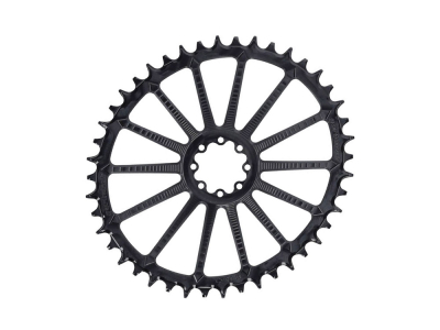 GARBARUK Chainring Oval 1-speed narrow-wide for SRAM 8-Bolt | black 48 Teeth