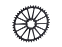 GARBARUK Chainring Oval 1-speed narrow-wide for SRAM 8-Bolt | black 50 Teeth