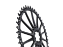 GARBARUK Chainring Oval 1-speed narrow-wide for SRAM 8-Bolt | black 50 Teeth