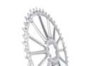 GARBARUK Chainring Oval 1-speed narrow-wide for SRAM 8-Bolt | silver 46 Teeth