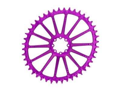 GARBARUK Kettenblatt Oval 1-fach narrow-wide für SRAM 8-Loch | lila 44 Zähne
