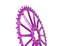 GARBARUK Kettenblatt Oval 1-fach narrow-wide für SRAM 8-Loch | lila 48 Zähne