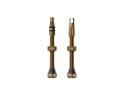 PEATYS Tubeless Valve Set Holeshot Fast Flow | Bourbon Bronze
